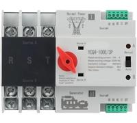 Interruttore di trasferimento automatico a doppia alimentazione CNC YCQ4-100E/3P 63A 100A - 220 V CA, 8 kA, ATS su guida Din a 3 poli(63a)