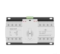 Interruttore di trasferimento automatico a doppia alimentazione con 2P 4P 63A CB Rating AC230V AC400V per sistemi di backup di potenza residenziale (4P 63A)