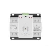 Interruttore di trasferimento automatico a doppia alimentazione con 2P 4P 63A CB Rating AC230V AC400V per sistemi di backup di potenza residenziale (2P 63A)