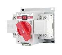 Interruttore di trasferimento automatico a doppia alimentazione Interruttori automatici a commutazione automatica/manuale doppia alimentazione 2P/4P 63A AC230V 50/60Hz(2p,100A)