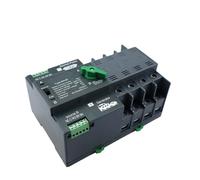 Interruttore di trasferimento automatico a doppia alimentazione Rail 2P 3P 4P ATS Interruttori selettori elettrici Alimentazione ininterrotta 63A 100A 50/60HZ HQ(220V 25A,2P)