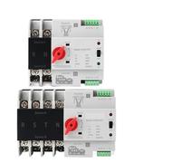 Interruttore di trasferimento automatico a doppia alimentazione su guida DIN 2P 3P 4P for rete urbana-generatore 220V 400V Mini selettore elettrico ATS(3P,125A)