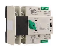 Interruttore di Trasferimento Automatico a Doppia Alimentazione, Tipo Fotovoltaico con Controller Rapido Del Circuito 2P, Materiali Ignifughi, Contatti in Argento per Migliorare la Conduttività(63A)