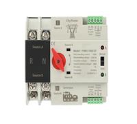 Interruttore di trasferimento automatico a doppia Interruttore di trasferimento automatico a doppia alimentazione ATS Din Rail 2P 4P Generatore ininterrotto 63A 100A 125A(2P,100A)