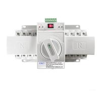 Interruttore di trasferimento automatico a doppia potenza, interruttore miniaturizzato, 2P/4P 63A 400V, modalità manuale automatica, conversione ≤2s, per sistemi di alimentazione industriale (63A/4P)