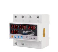 Interruttore di trasferimento automatico, alimentazione ininterrotta, selettore di fase, interruttore di commutazione, protezione da sovratensione e corrente, 63A 100A(63A)