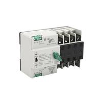 Interruttore di trasferimento automatico, ATS PV Inverter Dual Power Selettore di trasferimento automatico Interruttori ininterrotti 2P 3P 4P 110V 220V 63A 100A Fotovoltaico Solare(220v 100a)