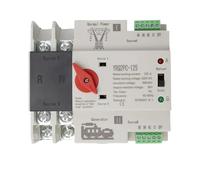 Interruttore di trasferimento for interni ed esterni, interruttore di commutazione automatico a doppia alimentazione 50/60 Hz(2P 125A 220V)