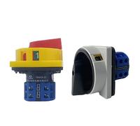 Interruttore di trasferimento LW26GS-20/04 lucchetto controllo principale interruzione alimentazione 2 sezioni 2 marce rotazione 20A YMW26(Gray)