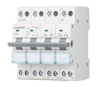 Interruttore di Trasferimento Manuale 63A 4P + 4P MTS AC. Dispositivo di Intercettazione Magnetotermico Automatico a Cambio Modulare. Commutatore