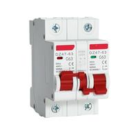 Interruttore di trasferimento manuale a doppia alimentazione AC 1P+1P 2P+2P MTS Interruttore automatico MCB 50HZ/60HZ(2P 2P,40A)