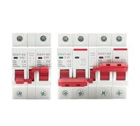 Interruttore di trasferimento manuale a doppia alimentazione AC 1P+1P 2P+2P MTS, interruttore di disconnessione e isolamento su guida DIN, MCB 16A 40A 63A (2P 2P,32A)