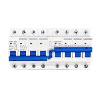 Interruttore di trasferimento manuale a doppia alimentazione AC MTS 4P + 4P Interruttore automatico MCB 50HZ/60HZ 63A(16A)