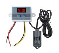 Interruttore di umidità digitale con programmazione a doppia soglia per funzionamento on off umidificatore basato su livelli RH (12V)
