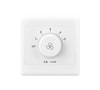 Interruttore di velocità del ventilatore a soffitto regolabile interruttore da parete dimmer interruttore elettronico girevole e disattivato 220 V