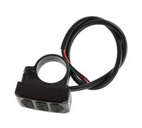 Interruttore di visualizzazione per bicicletta elettrica, sensibile ergonomico antiscivolo Pulsante di controllo manubrio for città viaggi a lunga distanza uso quotidiano fitness sportivo