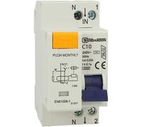 Interruttore differenziale 1P+N 32A C10 - 2 moduli DIN per quadro elettrico