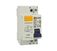 Interruttore differenziale 1P+N 32A C25 - 2 moduli DIN per quadro elettrico