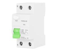 Interruttore differenziale 1P+N, interruttore differenziale tipo A 16A 30mA 230V con protezione dalle perdite, montaggio su guida DIN per sistemi elettrici industriali residenziali