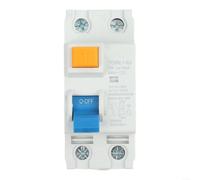 Interruttore differenziale 2P 10mA Sensibilità 6kA 230V RCCB interruttore di sicurezza con schema elettrico per CE certificato per protezione commerciale residenziale (10A)