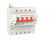 Interruttore differenziale 2P 4P 10-100A, protezione dalle perdite, misuratore di consumo energetico, voltmetro(2P,10A)