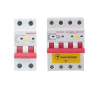 Interruttore differenziale 2P 4P 230V RCBO MCB 30mA con protezione da sovracorrente e perdite 6-63A YCB6HLN-63 PLUS(2,6A)