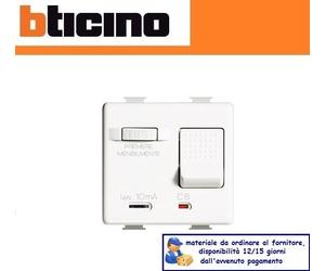 INTERRUTTORE DIFFERENZIALE 6A BTICINO MATIX AM5246S