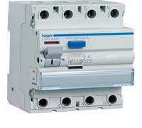Hager Interruttore differenziale CFC425H 4P 25A 300 mA AC 4 moduli