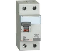 INTERRUTTORE DIFFERENZIALE - BTDIN -AC 2P 40A 300MA - BTICINO LEGRAND G724AC40