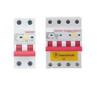 Interruttore differenziale CNC 2P 4P 230V RCBO 30mA 6-63A YCB6HLN-63 PLUS(6A)