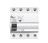 Interruttore differenziale di corrente residua CA RCCB sicurezza elettromagnetico 4P con protezione da perdite e sovracorrenti, 40A 63A 100A(4P 40A,100mA(0.1A))