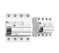 Interruttore differenziale di tipo B su guida DIN GYL9 DC RCCB RCD 2/4P 40/63A 30/100/300mA Tipo B RCD 6KA 1 pz(2P,40A 300mA)