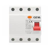 Interruttore differenziale elettromagnetico GYL8 trifase+N RCD Protezione da dispersione verso terra 4P 25A 40A 63A con CE CB(30mA,4P 63A)