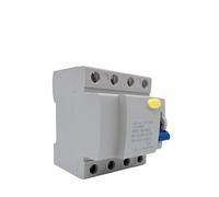 Interruttore differenziale for veicoli elettrici, stazione di ricarica for veicoli elettrici, 4P, 10/30/100/300 mA, tipo B, 63 A, 6 KA, guida DIN, dispersione elettrica(A Class EM Type,4P16A30MA)