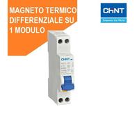 Magnetotermico differenziale 1P+N C 6A 30mA Chint - 586787
