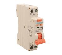 Interruttore Differenziale Magnetotermico 1 Modulo Tipo A, 6A C6, RCBO Slim 1P+N 6kA 30mA 220V, Curva C, Serie PL8HT Professionale