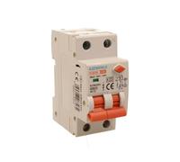 Interruttore Differenziale Magnetotermico 32A C32, RCBO Tipo AC Curva C, 1P+N 6kA 30mA, Doppio Leva con Diagnostica Visiva, 2 Moduli DIN, Serie PL8HM Elettromagnetica