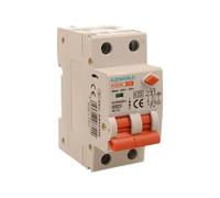 RCBO Doppia Leva, Interruttore Magnetotermico Differenziale Tipo AC Curva C 1P+N
