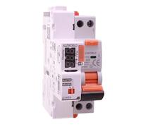 Interruttore Differenziale Magnetotermico Con Riarmo Automatico, Tipo A-SI Curva B 6A, RCBO 1P+N 6kA 30mA 220V, Slim Solo 2 Moduli DIN, Riarmabile 3 Volte(10s 60s 300s)