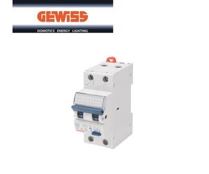 INTERRUTTORE DIFFERENZIALE MAGNETOTERMICO GEWISS 25A GW94009 SALVAVITA.