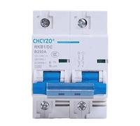 Interruttore Differenziale, Magnetotermico Interruttore Automatico DC 2p 12-125V 1P Miniatura Protettore Veicolo Elettrico 80A/100A/125A/200A/250A Protezione Batteria(2P,200A)