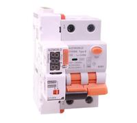 Interruttore Differenziale Magnetotermico Tipo B Riarmo Automatico C32A, RCBO Salvavita Curva C Riarmabile, 1P+N 6kA 30mA 0.03A, 3 Moduli DIN, 3 Tentativi (10s/60s/300s)