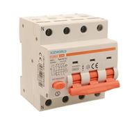 Interruttore Differenziale Magnetotermico Trifase 300mA 16A C16, RCBO Tipo AC Curva C, 3P+N 6kA 380V, 4 Moduli DIN, Serie PL8M4 Professionale Elettromagnetica