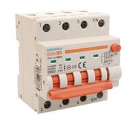 Interruttore Differenziale Magnetotermico Trifase 380V Tipo A 300mA 16A C16, 4P Vero (NO 3P+N), Curva C 6kA, Doppio Leva con Diagnostica Visiva, 4 Moduli DIN, Serie PL8M4