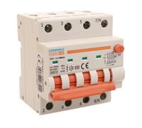 Interruttore Differenziale Magnetotermico Trifase 380V Tipo A 300mA 40A C40, 4P Vero (NO 3P+N), Curva C 6kA, Doppio Leva con Diagnostica Visiva, 4 Moduli DIN, Serie PL8M4