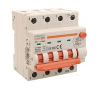 Interruttore Differenziale Magnetotermico Trifase 380V Tipo A 32A B32, 4P Veri (NO 3P+N), Curva B 6kA 30mA, Doppio Leva con Diagnostica Visiva, 4 Moduli DIN, Serie PL8M4
