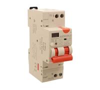 Interruttore Differenziale Magnetotermico WiFi con Riarmo Automatico e Display, Tipo A Curva C 30mA 220V, Corrente Nominale Regolabile 1-20A, 2 Moduli DIN, App Tuya Smart Life