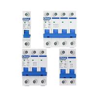 Interruttore Differenziale MCB DZ47-63 1P 2P 3P 4P 6A-63A AC 230V/400V Tipo C Mini Interruttore Automatico Protettore da Sovraccarico Rail Capacità di Interruzione Aria(4P,40A)