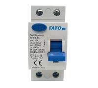 Interruttore differenziale puro a 2 poli con protezione da dispersione e pulsante di test