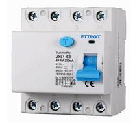 Interruttore differenziale puro Salvavita modulare 4P 40A 300mA 6KA 380V Ettroit